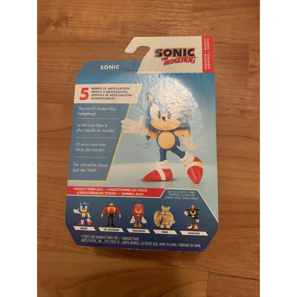 Classic Sonic The Hedgehog Mini Action Figure Toy Jakks Pacific 2.5" - Picture 5 of 8
